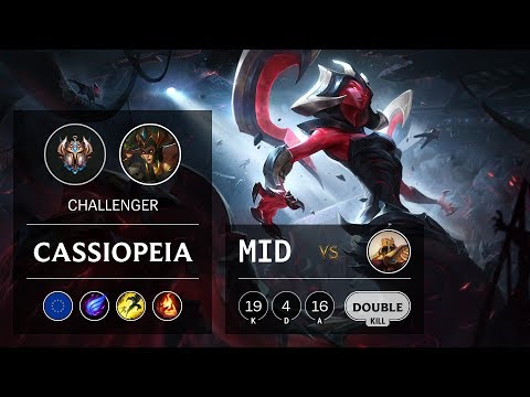 Cassiopeia Mid vs Azir - EUW Challenger Patch 9.8