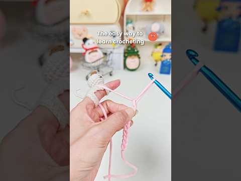 The Easy Way to Learn Crocheting🙌 | Step-by-step Tutorial |Beginners Friendly💕
