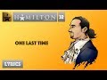 #32 Hamilton - One Last Time [[MUSIC LYRICS]]