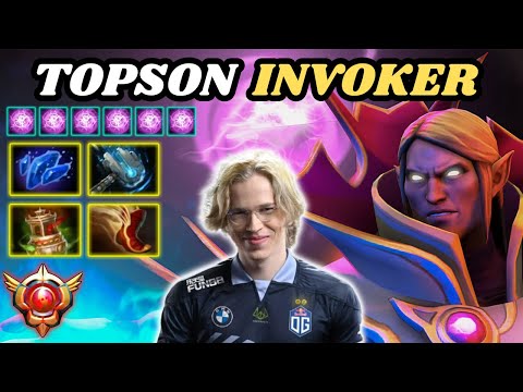 🔥 TOPSON Invoker WEX Highlights Gameplay 🔥 Grandmaster Tier TOPSON INVOKER - Dota 2