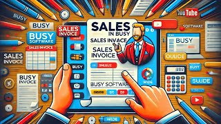 BusyClass-7 Sales invoice in Busy || Parameterized Sales Invoice in Busy ||