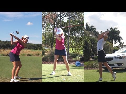 PAULA CREAMER - 2013 CME TOURNAMENT GOLF SWING COMPILATION 1080p HD
