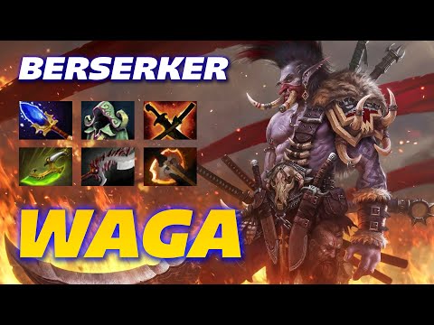 Waga Troll Warlord Berserker - Dota 2 Pro Gameplay [Watch & Learn]