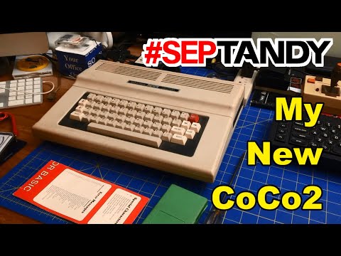 A Look at My New TRS-80 Color Computer 2 - #SepTandy