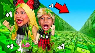 VENCIMOS EL TECLADO DE VELOCIDAD de SLIME con mi HERMANITO en ROBLOX