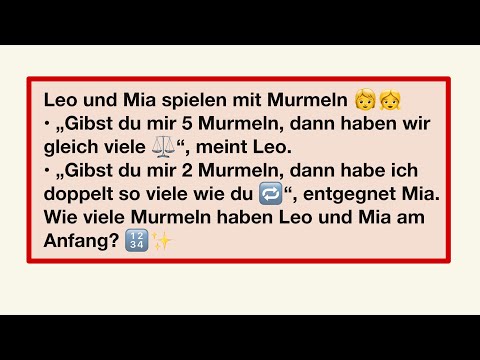 Number puzzle. Can you find the solution? System of equations