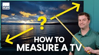 How to measure a TV and what size TV is right for you