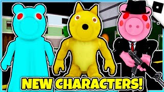Find The Piggy Characters - How to get KITTY, RAINBOW PIGGY AND BANK ROBBER MORPHS + BADGES (ROBLOX)