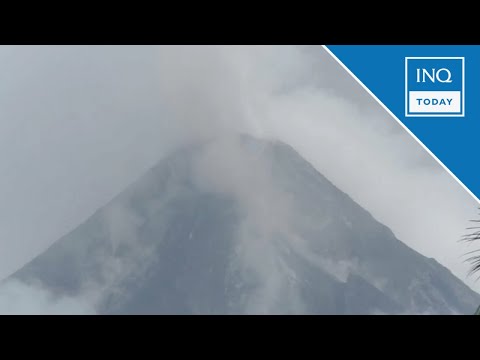 Phivolcs logs 2 volcanic quakes, 284 rockfall events in Mayon