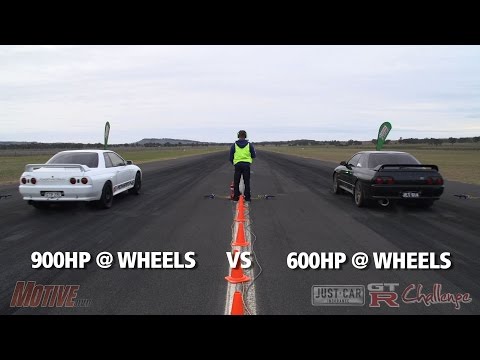 What happens when a really fast GT-R races a really really really fast GT-R