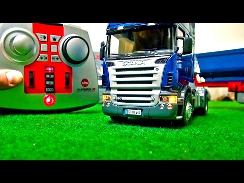 Rc Truck Scania! How does it Function! First USE! SIKU Control! RC Truck Action!