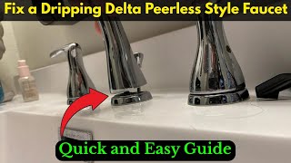 How to Fix a Dripping Delta Peerless Style Faucet | Quick and Easy