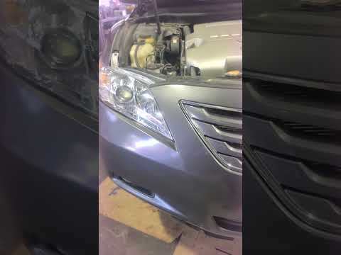 2007 Toyota Camry headlight replacement.