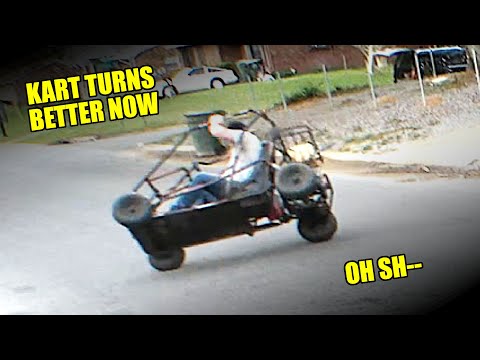 🔧Ackermann Steering Geometry Correction💥 Modified KT196 Go Kart - 12
