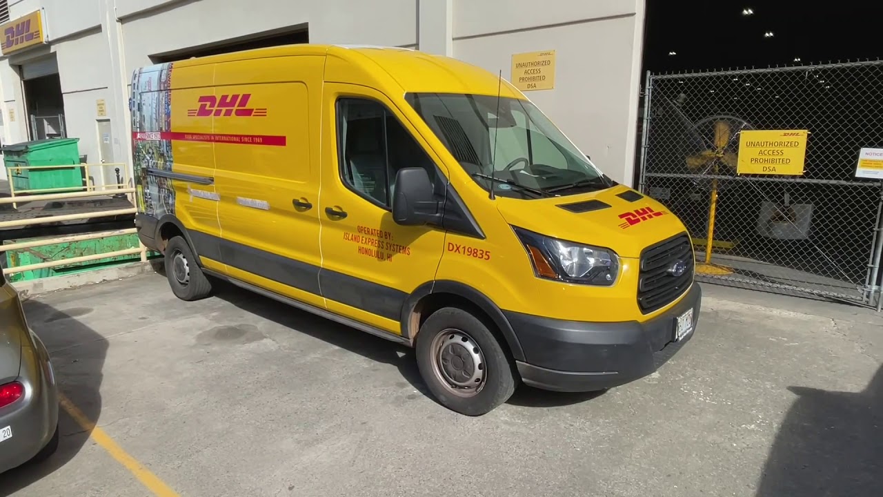 DHL Delivery Van Wrap Install