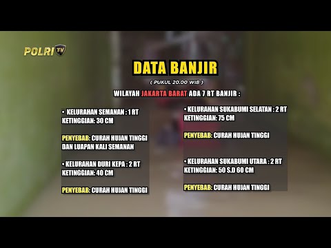 INFOGRAFIS SEBARAN BANJIR DI WILAYAH JAKARTA &amp; SEKITARNYA
