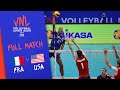 France v USA - Full Match - Semi Final | Men's VNL 2018