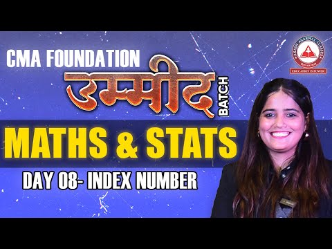 CMA Foundation- MATHS & STATS Day 08 | UMEED Batch | Akash Agarwal Classes