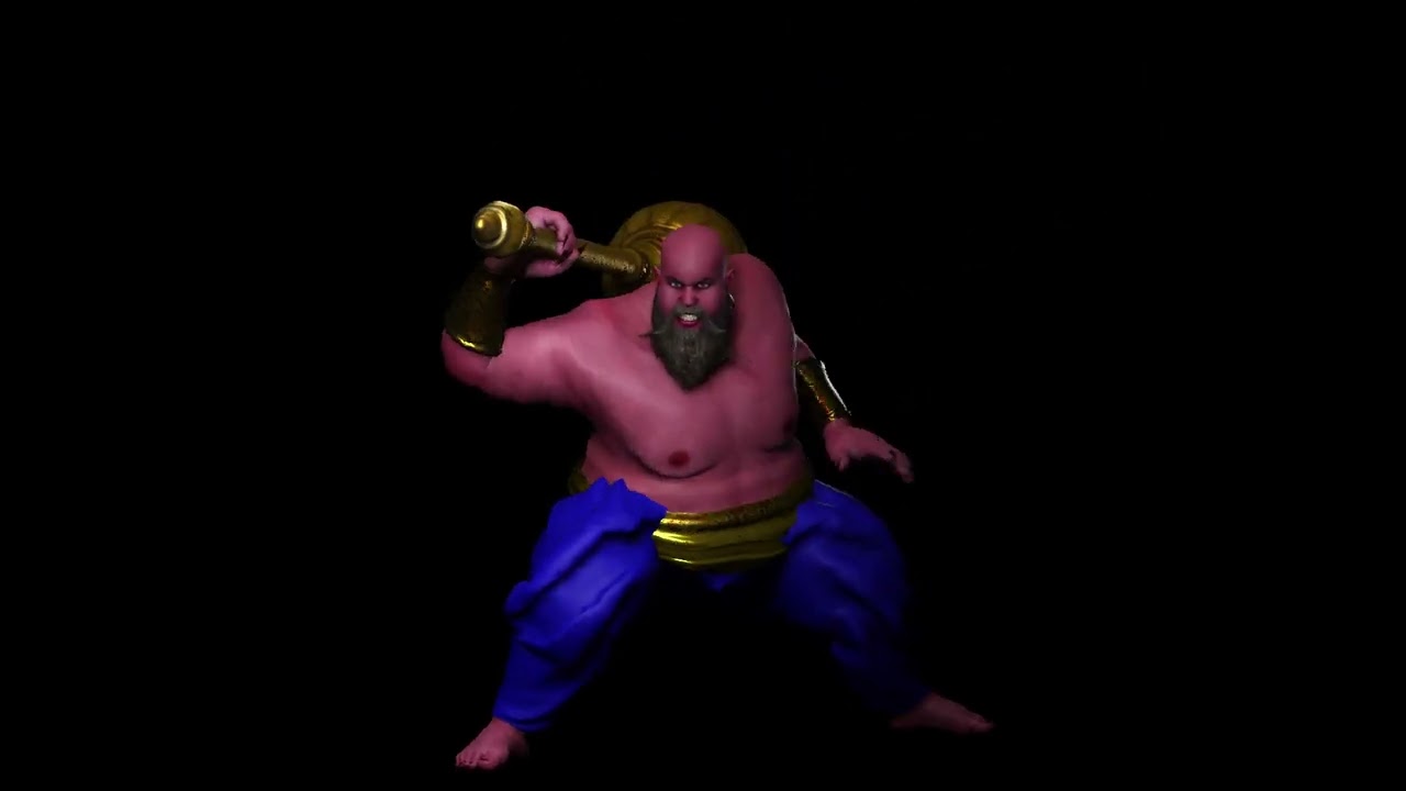 Demon Komba Raksha 3D Model
