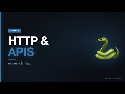Python Tutorial 19 Python Http Apis %e2%80%94 Requests Httpx Rest