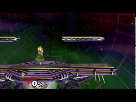 SSBM Peach Turnip Ledge Cancel Demonstration