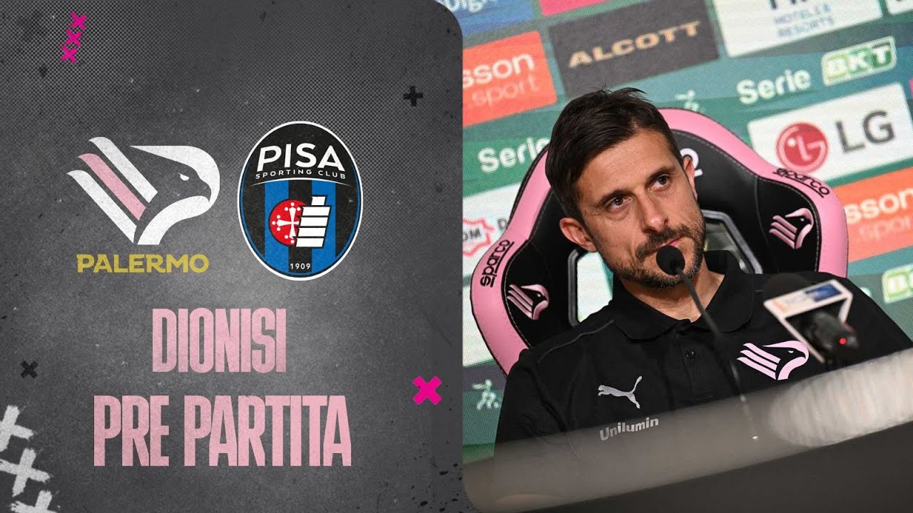 VIDEO Palermo, verso il Pisa: Dionisi in conferenza stampa