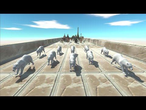 Race to eat POLAR BEARS - Animal Revolt Battle Simulator