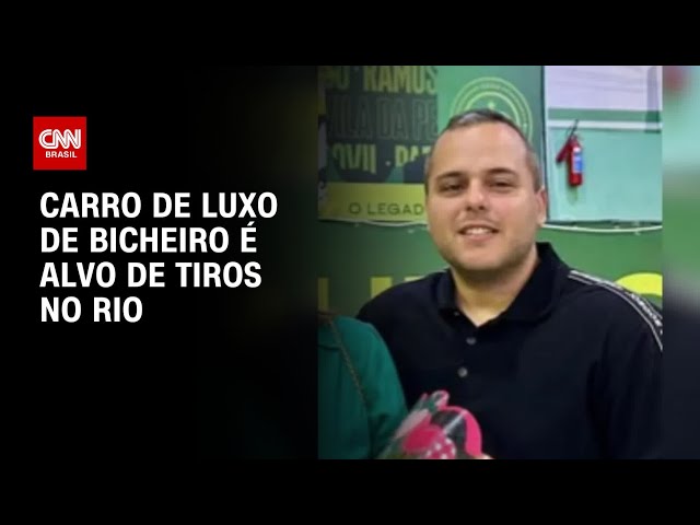Carro do bicheiro Vinicius Drummond é atingido por tiros no Rio de Janeiro | BASTIDORES CNN