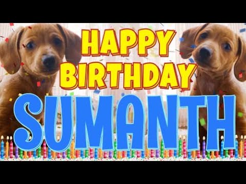 Happy Birthday Sumanth! ( Funny Talking Dogs ) What Is Free On My Birthday