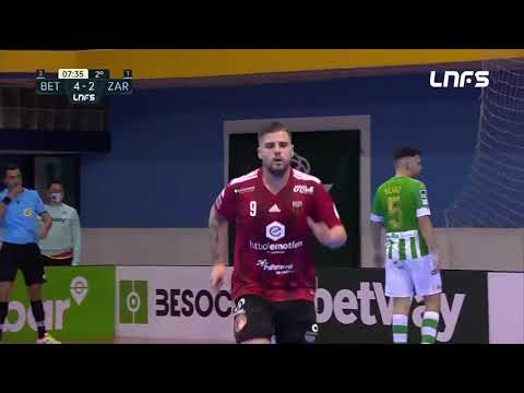 Gol Juanqui (4-3) Real Betis - Fútbol Emotion Zaragoza. J21, 1Div. LNFS