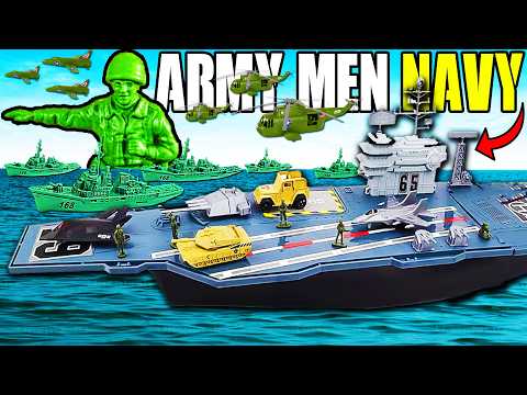 I built Army Men NAVY FLEET with Toy Soldiers...