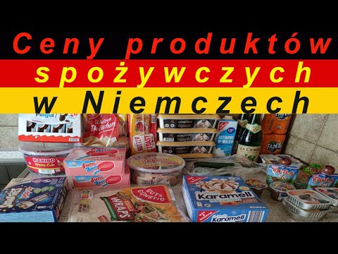Zakupy w Niemczech. Ceny produktów spożywczych w De.