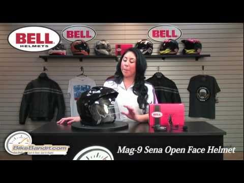 Bell Mag-9 Sena Open Face Helmet 2013 at BikeBandit.com