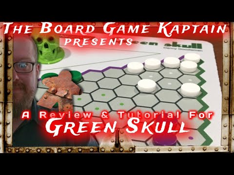 The Board Game Kaptain's review & Tutorial for Green Skull