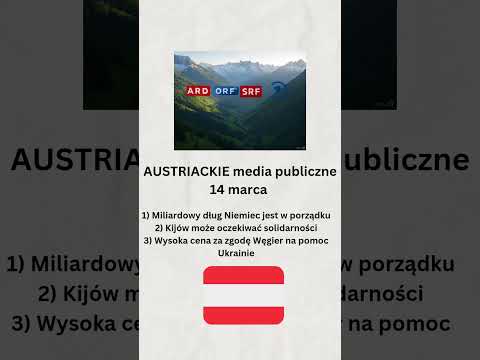 Austriackie media publiczne 14 marca