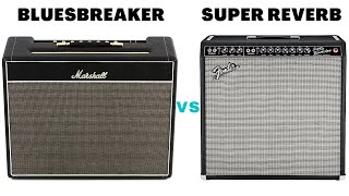 Video thumbnail for Marshall 1962 Bluesbreaker vs Fender Super Reverb by Hollywood Rare Guitars