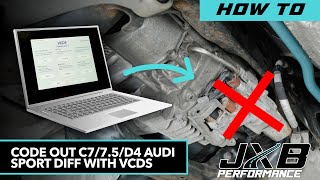 How To Code Out The Sport Differential in a C7/7.5 A6/S6/A7/S7 and D4 A8/S8