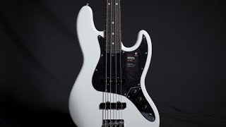Video thumbnail for Fender American Performer Jazz Bass Arctic White by MooreMusicGuitars