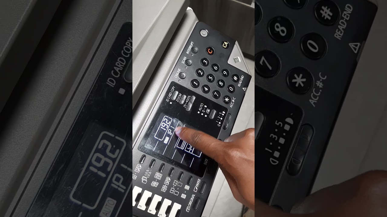 SHARP AR-6023nv IP Address