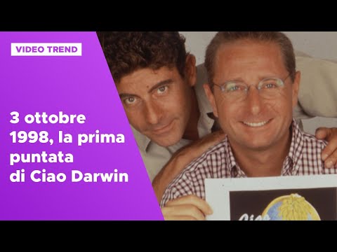 3 ottobre 1998, la prima puntata di Ciao Darwin