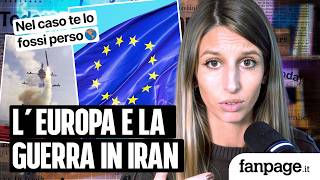 Cosa rischia l’Europa con la guerra in Iran?