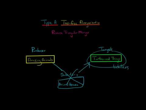 Reverse Triangular Merger Type A Tax Free Reorganization (U.S. Corporate Tax)