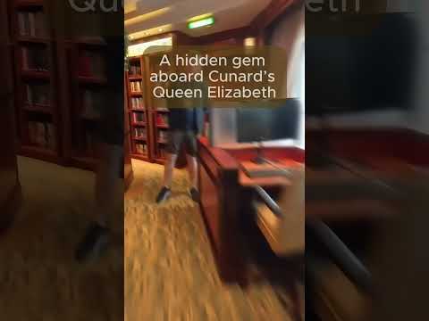 Thumbnail for Most Beautiful Library at Sea? | Cunard Queen Elizabeth