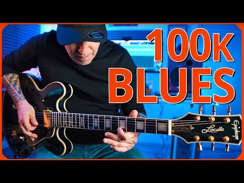 Celebrating 100K! Slow Blues Ballad Solo 🎉