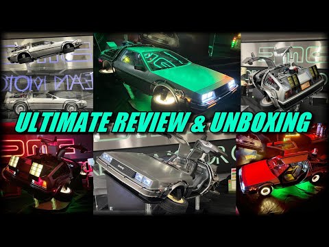 ULTIMATE 1/6 Scale Hot Toys DeLorean Mark 2 Time Machine Review & Unboxing