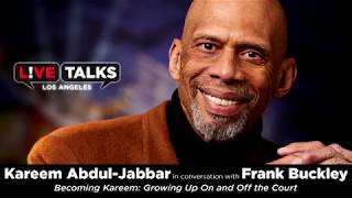 Kareem Abdul Jabbar in conversation with Frank Buckley at Live Talks Los Angeles