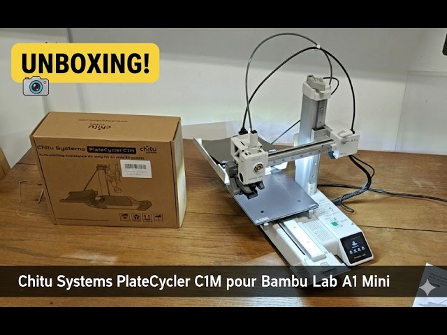 Vídeo relacionado con Chitu Systems PlateCycler C1M para Bambu Lab A1 Mini 3D Impresora, cambiador automático de placas, sistema de placas múltiples, impresión por lotes sin manos, accesorio y actualización sencillos para