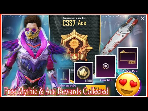 How to Collect Ace Season Rewards  & Hoverboard 🔥 Skin | Both pubg & bgmi tips & tricks