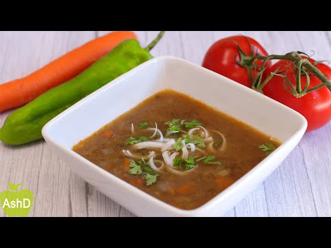 Cómo hacer SOPA de LENTEJAS SALUDABLES con VERDURAS