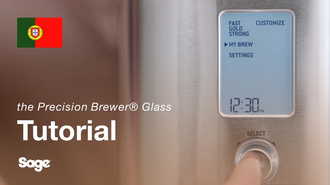 Tutorial de guia de café Breville - Personalização com a definição My Brew
